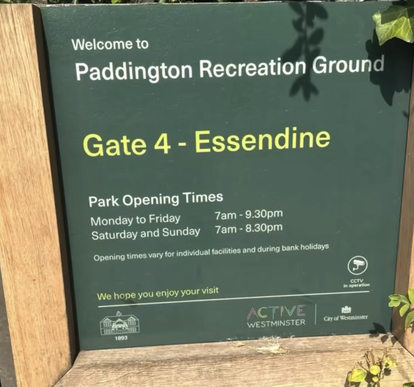 Bianca Williams blue plaque unveiled in 2025 at Paddington Recreation Ground