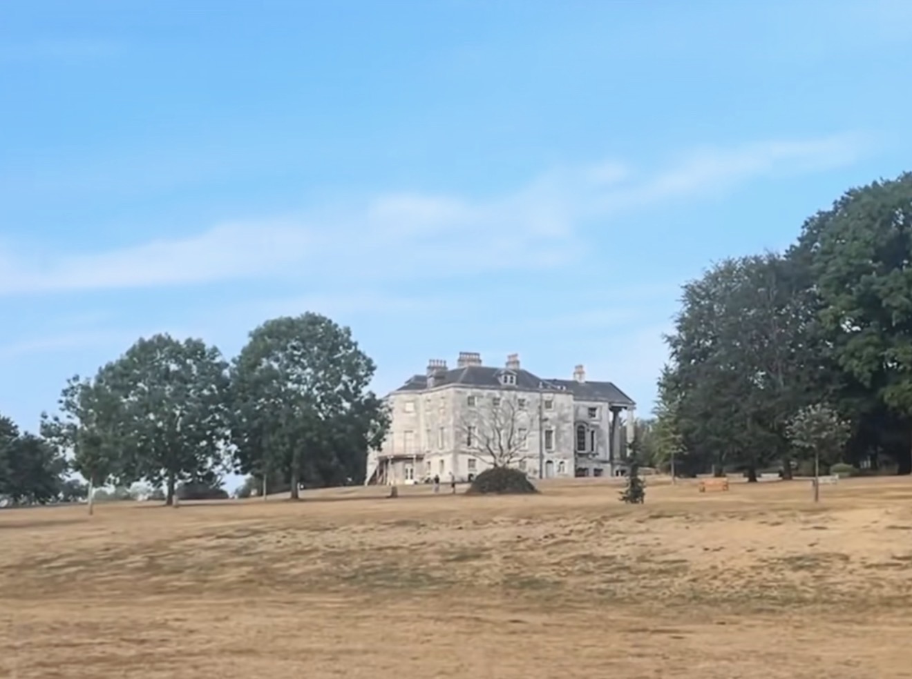 Beckenham Place Mansion seen across open parkland
