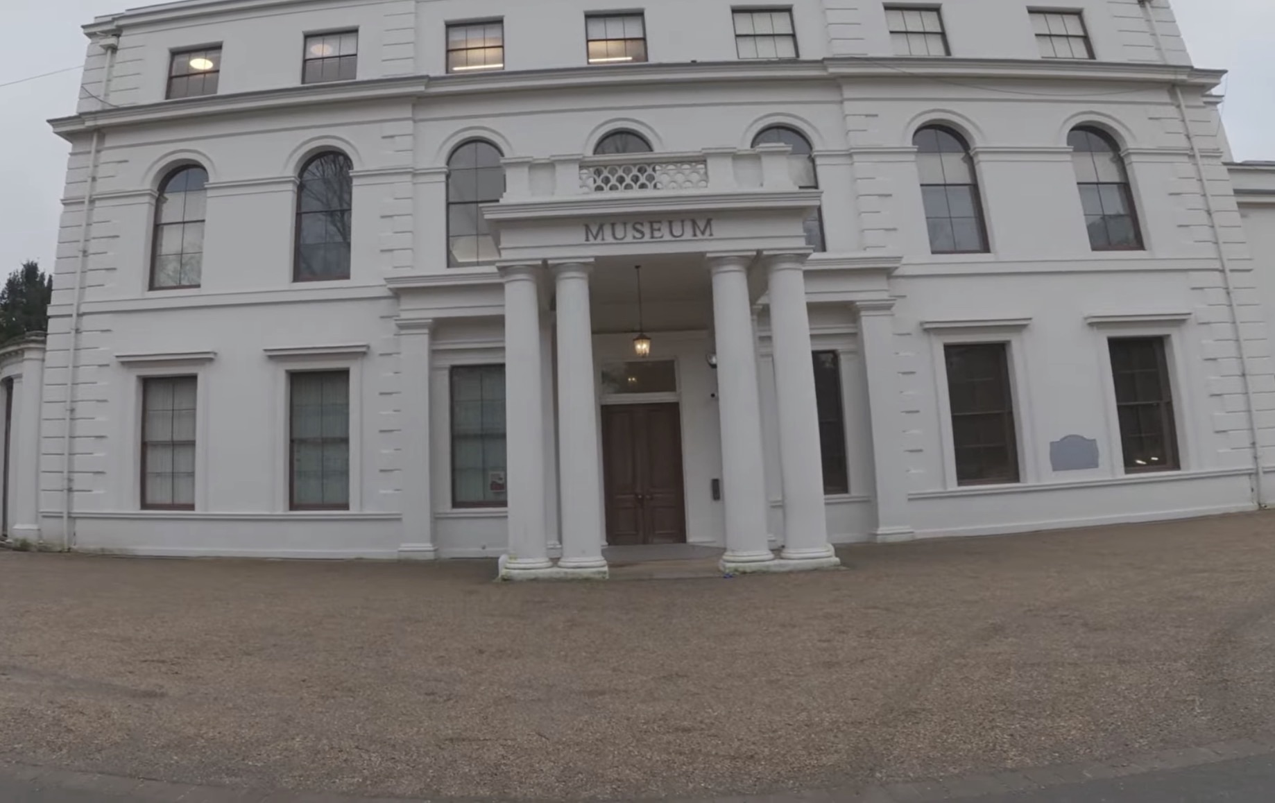 Front facade of Gunnersbury Park Museum in the Large Mansion